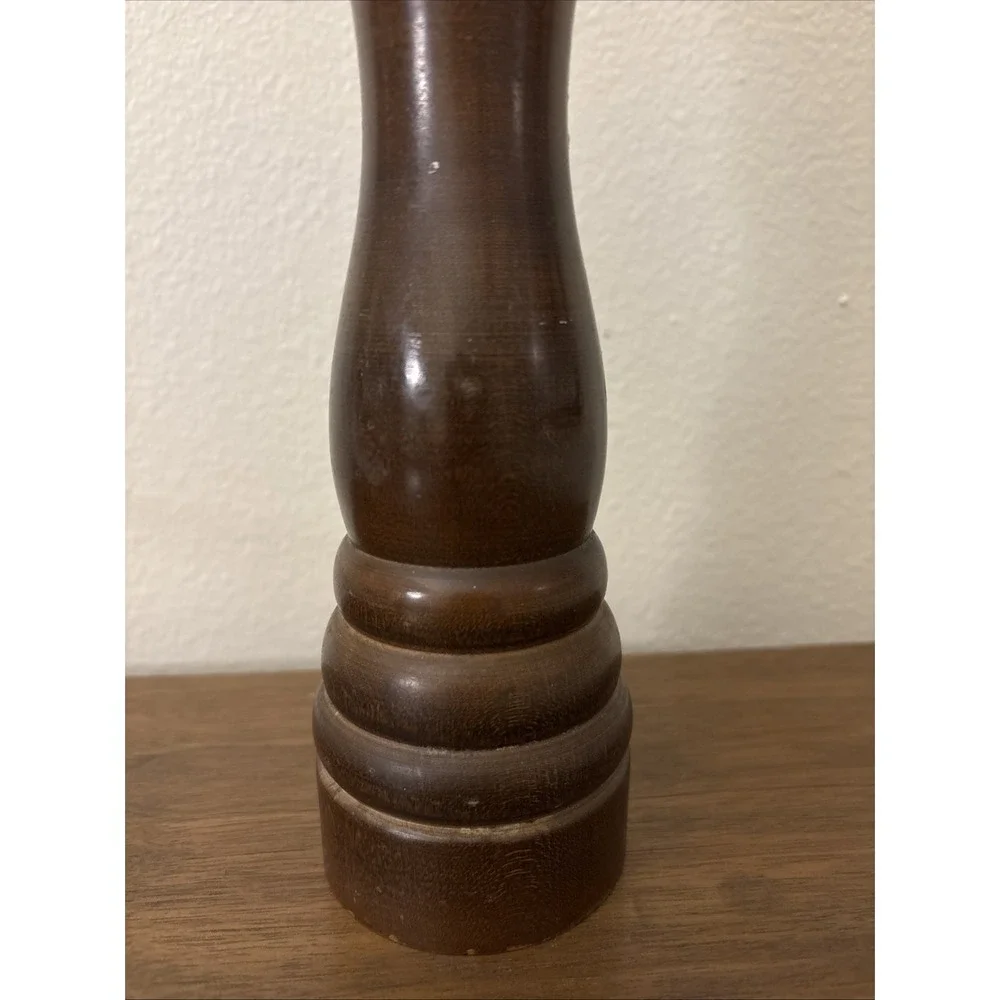 Peugeot Pepper Mill Grinder Made In France Wooden Chocolate Brown 10.5 Inch